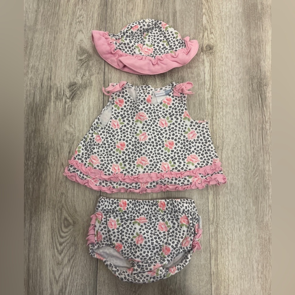 Vitamins Baby 3 Month Girls Outfit With Hat